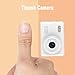 Little Finger Camera Size for All Ages Portable and Fun It can be Connected to Both Computer and Mobile Phone and it Comes with a TF Card (White)
