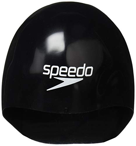 Bonnet de bain Speedo Fastskin 3 Cap noir et blanc en taille S unisexe