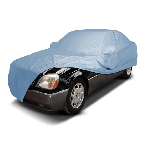 Image of iCarCover Premium Car Cover for 1994-1997 Mercedes-Benz S-Class Coupe Heavy Duty Waterproof All-Weather Automobiles Custom Fit Indoor Outdoor UV Snow Protection Covers with Straps and Bag