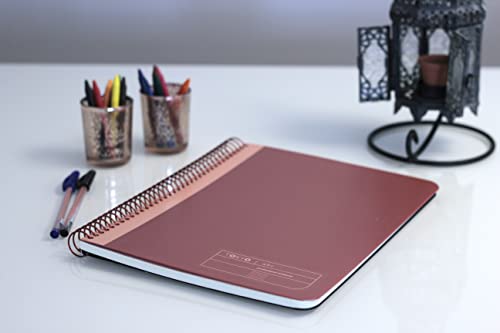 Confetti - Caderno Universitário A4+ 80 Folhas Pautado TOKYO Capa Bronze