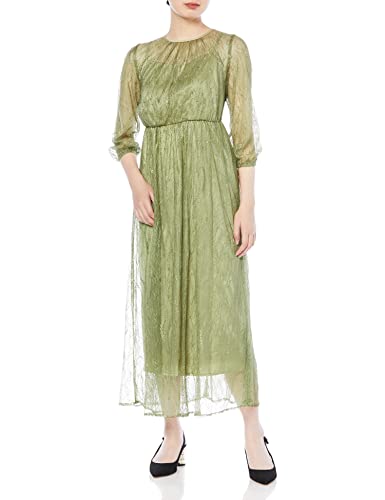 [リュクスブリエ] カジュアルパーティードレス レディース イエローグリーン 4L