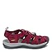 KEEN Women's Whisper Closed Toe Durable Comfortable Easy On Washable Adventure Sandals, Beet Red/Honeysuckle, 8.5 US