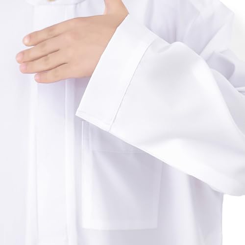 Kids Boys Arabic Thobes Muslim Long Sleeve Kaftan Robe Islamic Prayer Dress Middle East Ramadan Eid Casual Gown Outfits4