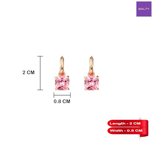 Image of SALTY Anti Tarnish Earrings for Women | Stylish Fashion Jewellery | Accessories for Girls | Minimal Jewelry | Ideal for Gifting | Gift for wife, Girlfriend, Anniversary, Marriage, Birthday, Valentine day