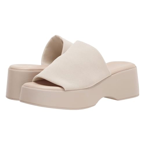 Image of Womens Wedge SIides Sandals Platform Open Toe Slip On Elastic Band Wedges Shoes