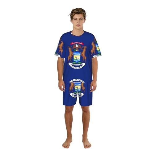 Pyjama Michigan pour homme idéal pour vos week-ends cocooning et détente