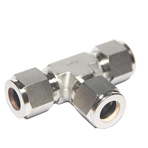 HFS(R) Stainless Steel 316 Compression Tube Fitting, Tee, 1/2