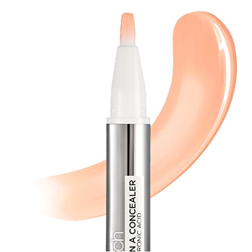 L'Oréal Paris Augenpflege - Concealer, Abdeckstift gegen Augenringe, Mit Hyaluronsäure und Vitamin C, Perfect Match, 3-5.5R - Peach, 2 ml