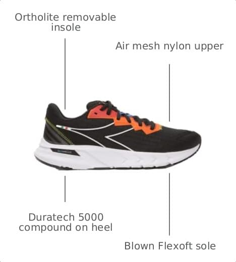 Image of Diadora Mens Mythos Blushield Volo Running Sneakers Shoes