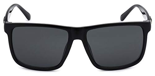 Locs 91055 Black Sunglasses | Authentic Gangster Oversized Eyewear Flat Top Shades2