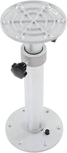 TANFEI Table Pedestal Leg, 360° Rotatable RV Table Base Stand Aluminum Alloy High Stability Multi Purpose Anodic Oxidation for Home for Camper for Boat