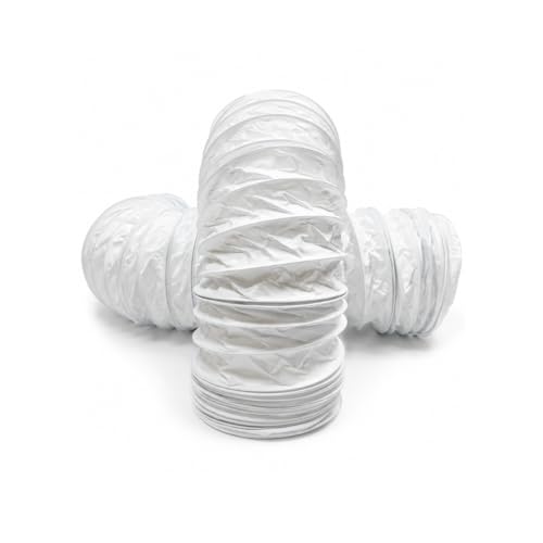 Fantronix Flexible Vent Hose 100mm (4 Inch) Universal Tumble Dryer Cooker Hood & Extractor Fan Air Duct 3 Metre Length