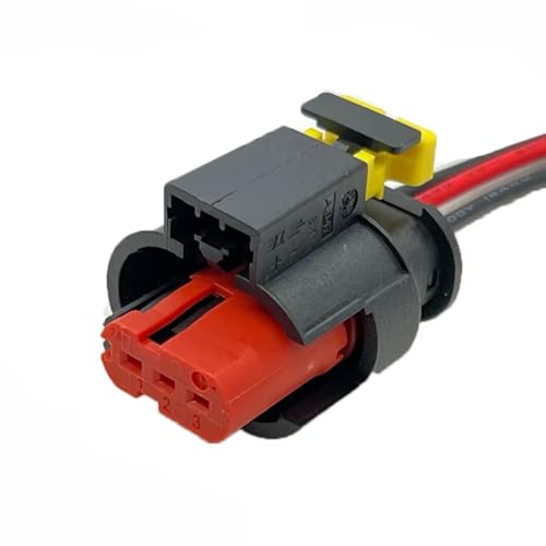 Conector de bobina de encendido impermeable de 3 pines hembra para cables marinos 284425-1 6