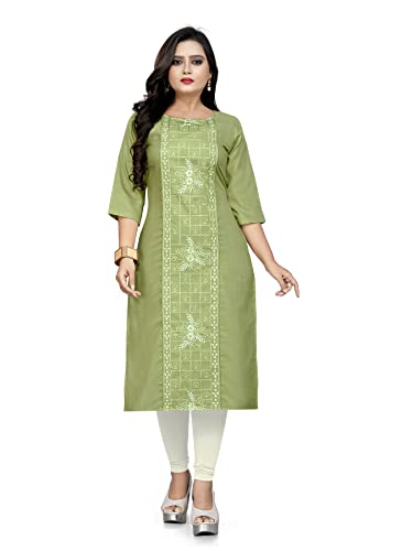 Image of Women's Embroidered Plus Size Kurtis
