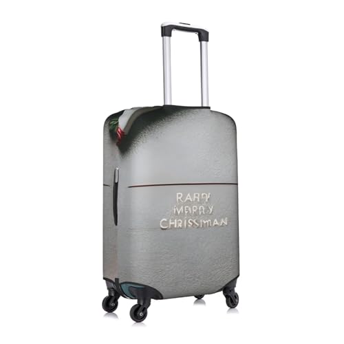 Merry Christmas 1 Tsa Approved Luggage Cover For 18-32 Inch Suitcases Scratch-Resistant Stretch Luggage Cover3