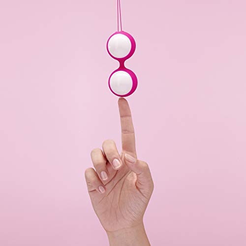 Bolas chinas Control rosa de silicona médica y diseño anatómico 14.5cm 6
