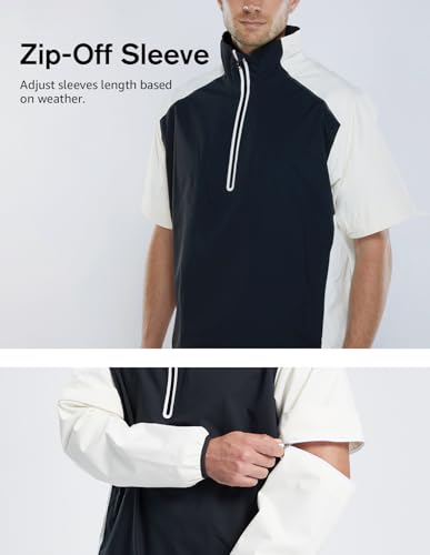 Image of fit space Waterproof Golf Rain Jacket for Men 20K Performance Lightweight Rain Jackets for All Sports