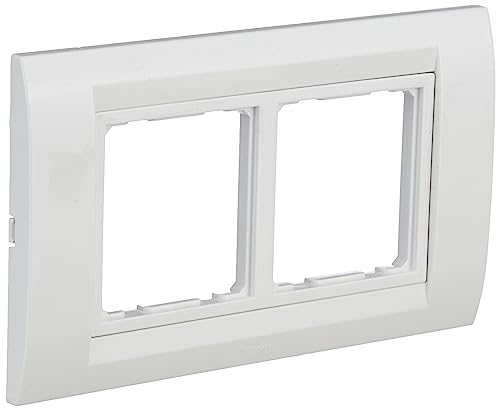 Image of ANCHOR Roma Polycarbonate 4 Module Tresa Plate (Standard Size, White) (Pack of 4)
