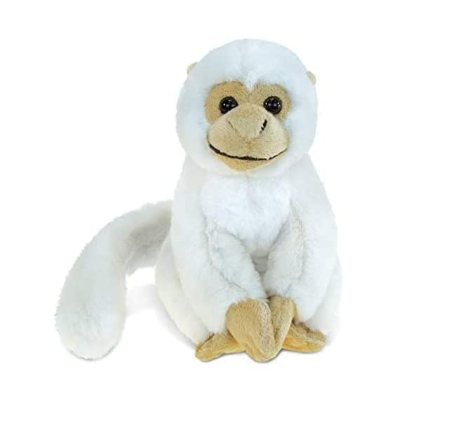 Long Tail Monkey Teddy Bear Stuffed Soft Toy Hanging Long Tail Monkey Large Size White Color