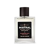 Mistral Men’s Cologne – Mahogany Rum Eau de Parfum | Warm, Spicy & Earthy Masculine Fragrance with Patchouli, Amber & Cedarwood | Cruelty-Free & Long-Lasting Perfume for Men, Made in France - 3.4 Oz