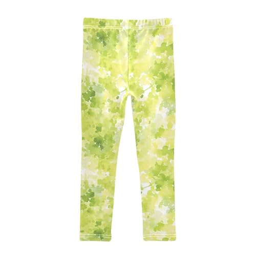 KLL Watercolor Toddler Baby Girl Cotton Pants Stretch High Waisted Leg Yoga Pants Exercise2