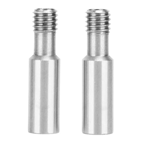 Tyenaza 2Pcs Heatbreak Tube 303 Stainless Steel Feeding Tubes Throat 3D Printer Parts CNC Finishing