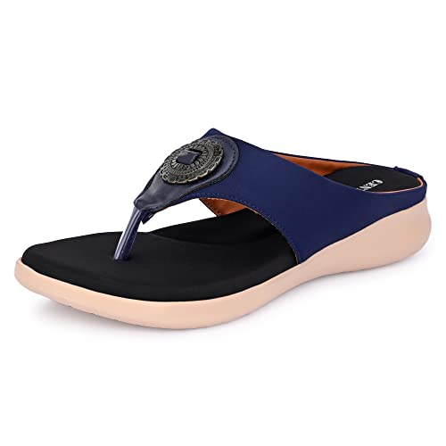 Image of Centrino Women Thong Sandals & Comfortable Ortho Care Sandal For Ladies | Fashion Wear Sandal & Chappal | Soft Cushioned for More comfort (2854)