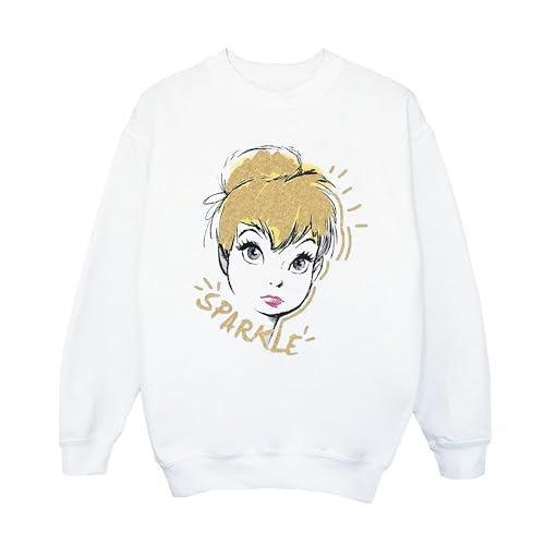 Sweat-Shirt Tinkerbell Disney Fille Anti-Froid - Pull Doux Clochette sans Irritation
