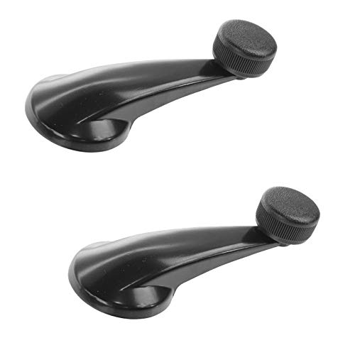 Image of TRQ Window Crank Handle Set Black Compatible with 1995-1997 Chevrolet Blazer 1994-1997 S10 GMC Jimmy Sonoma 1996-1997 Oldsmobile Bravada