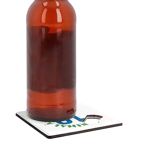 Sous verre décapsuleur pour ouvrir les boissons et protéger la table