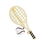 Broche deportivo de aleación para raqueta de tenis, diseño ligero, seguro para eventos casuales y actividades al aire libre, broche deportivo