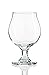 ECODESIGN-US Beer Glass Belgian Style Stemmed Tulip - 16 oz Lambic Beer Glasses - Set of 4 w/Coasters