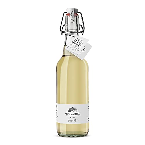 Brennerei Zur Alten Mühle - Alte Marille Fass-Edition - feine Marillen Spirituose in der klassischen Bügelflasche - milde Spirituose fassgereift im Schwarzwald 1 x 0.5l