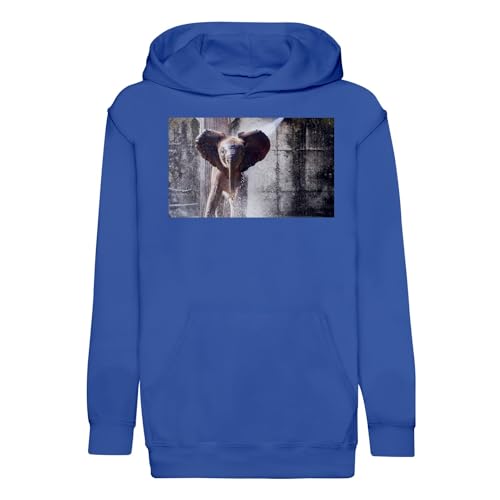 Sweat à capuche enfant et bébé éléphant mignon en coton premium