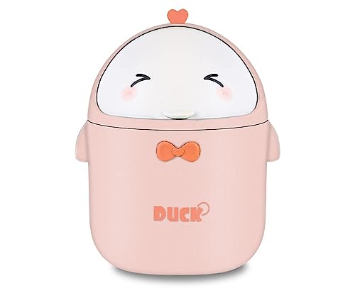 TOGHPUW TischmüLleimer Mit Deckel, MüLleimer BüRo Cute,...