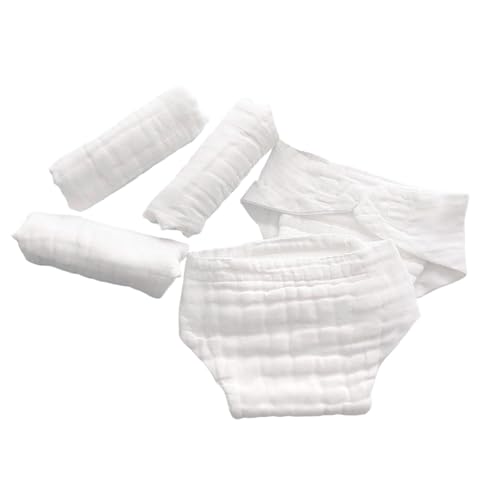 Image of BNF Cotton Pocket Dipaer Reusable Washable Adjustable for Infant Newborn Toddler S White | Baby | Diapering | Cloth Diapers