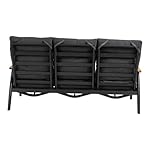 Patioco Loungebank Florence 3-Sitzer Anthrazit