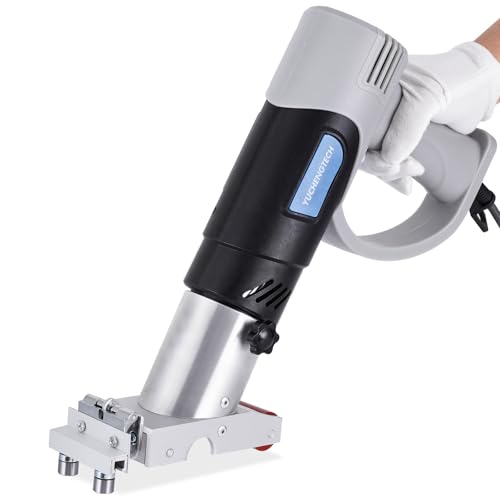 YUCHENGTECH Encoladora de Cantos Manual Portátil Encoladora de Cantos Termofusible 50-600℃ Temperatura Ajustable para 0-60 mm Cinta Tapacantos Adhesiva Termofusible