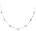 Sterling Silver Freshwater Cultured White Pearl chain Necklace 6-7mm