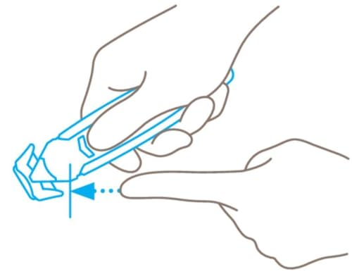 Martor 10 X Coltelli Di Sicurezza, Lama Nascosta, Secumax 150 Rilevabile Al Metal Detector, Cutter Professionale, Per Taglio Di Nastro Adesivo, Leggero, Plastica, Per Destrorsi E Mancini - 7