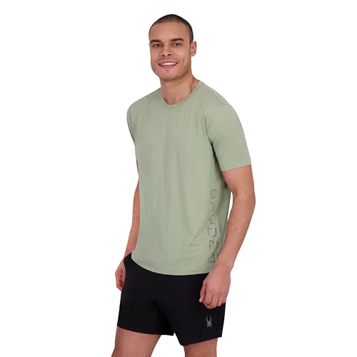 Spyder Men's Short Sleeve Rashguard – UPF+, Quick-Dry, Swim Shirt, Surfing, Hiking, Workout3