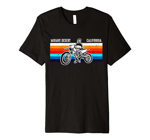 Mojave Desert California Dirt Bike Vintage T-Shirt
