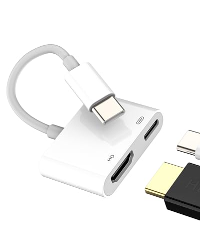 Adattatore USB C HDMI Cavo per Apple iPhone 15 (2in1)