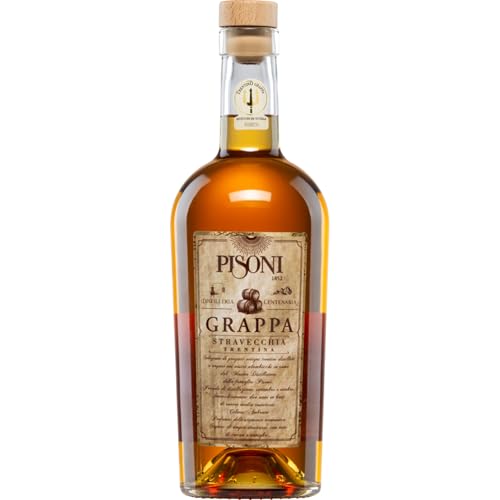 Cantina Distilleria Pisoni Grappa Trentina Stravecchia Trocken Italien inkl. FeinWert E-Book (1 x...