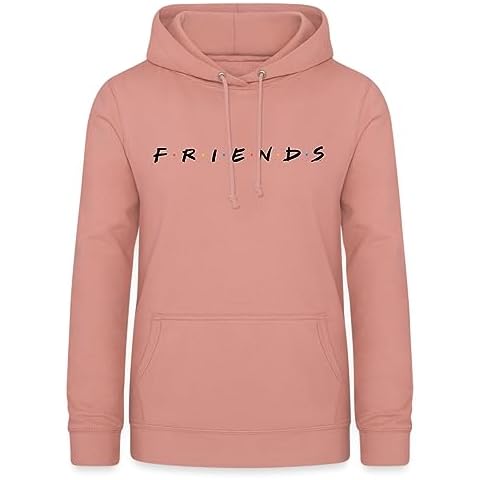 Sweat À Capuche Friends Rose Poudré Cover