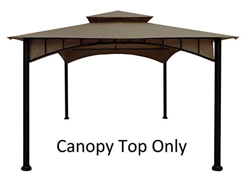 APEX GARDEN Replacement Canopy Top CAN ONLY FIT for Model #D-GZ136PST-N Summer Breeze Soft Top Gazebo (Canopy Top Only) (Tan)