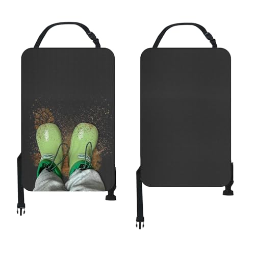 Sitzschutz Auto Rückenlehne Wasserdichte, 2 Stück 45*60cm Autositz Schutz Rückseite Kinder Rückenlehnenschutz Sitzschutz RüCkenlehne Auto Rückenlehnenschutz Für die Rückseite der Vordersitze