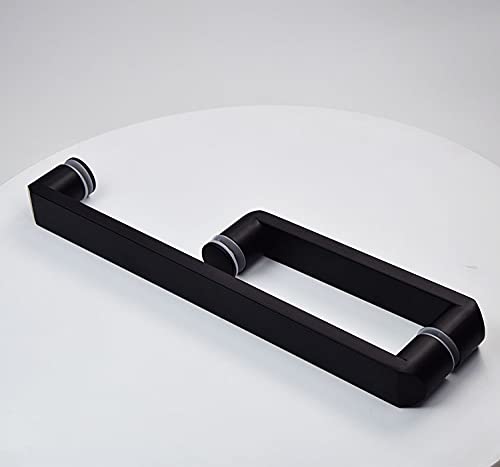 Poignées de douche en inox 304 noir pour remplacer vos fixations rouillées
