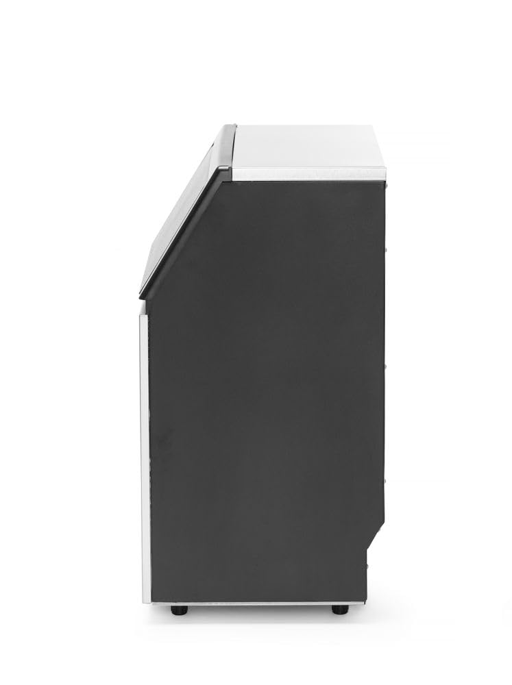 HENDI Máquina para Hacer Cubitos de Hielo, Arktic, Producción: 35kg/24h, Depósito: 15kg, Fabricador de Hielo, 230V/280W, 448x400x(H)798mm, Acero Inoxidable