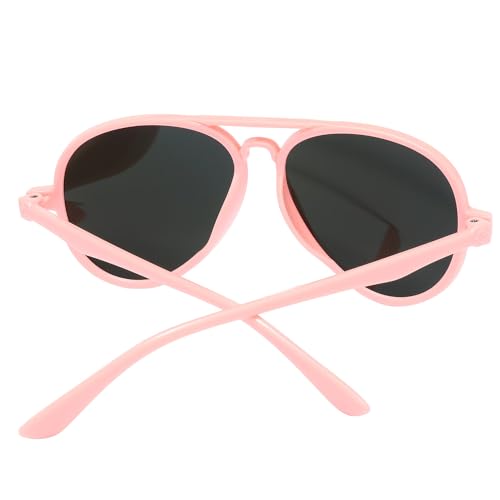 OWL Kids Aviator Sunglasses UV400 Protection Lens Colorful Plastic Frame Childrens Aviators for Boys Girls3